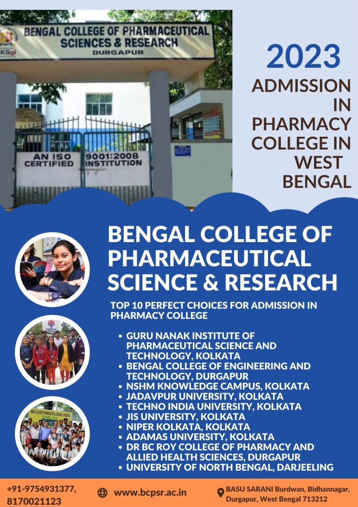 Admission in B.Pharm in Durgapur