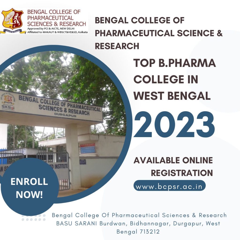 top B.Pharma colleges in West Bengal 